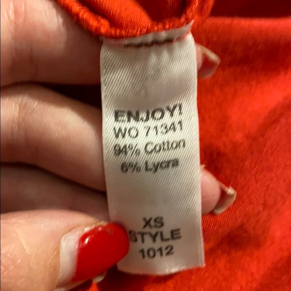 Michael Stars body hugging dress in red - Picture 8 of 8